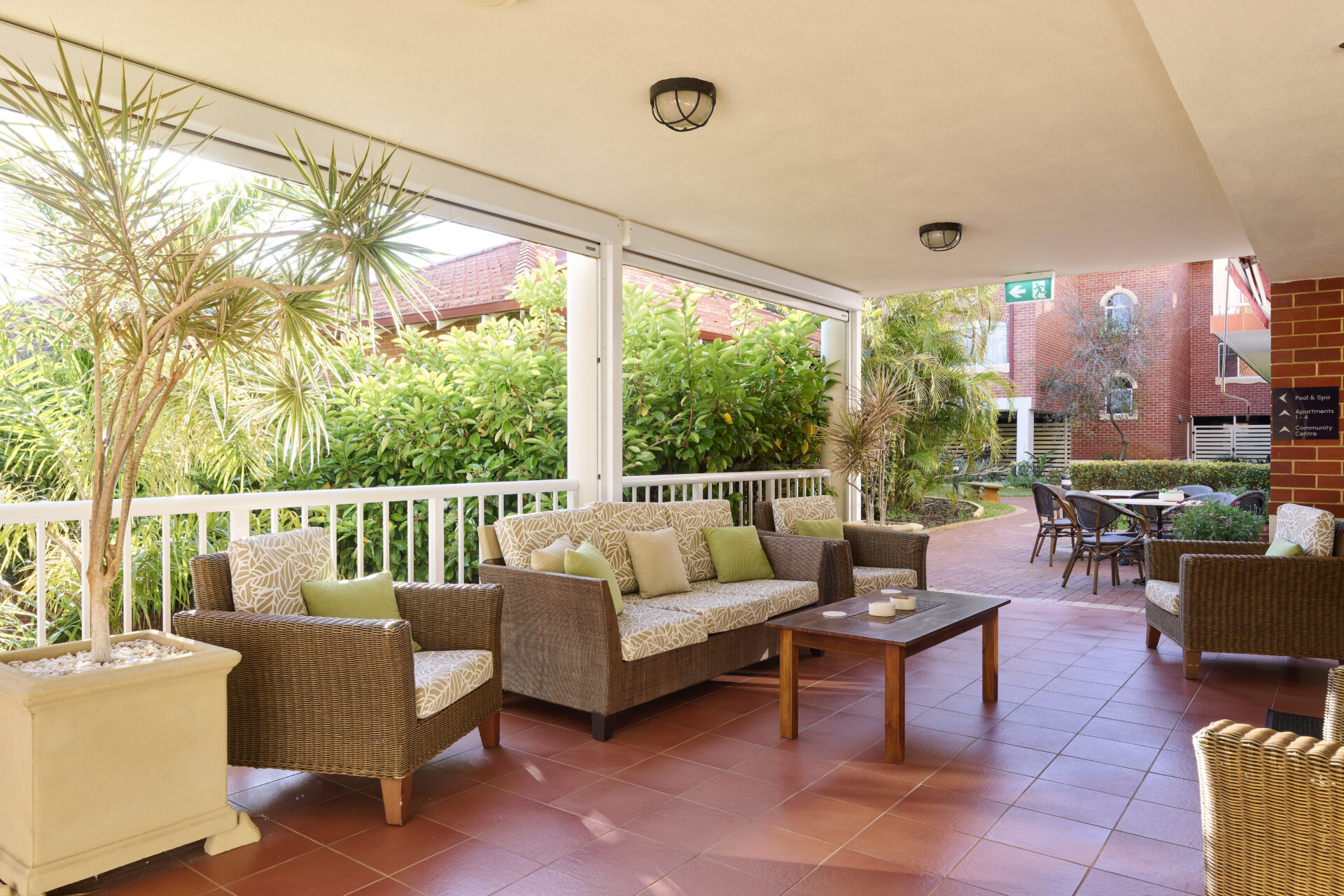 The Beaumont outdoor patio